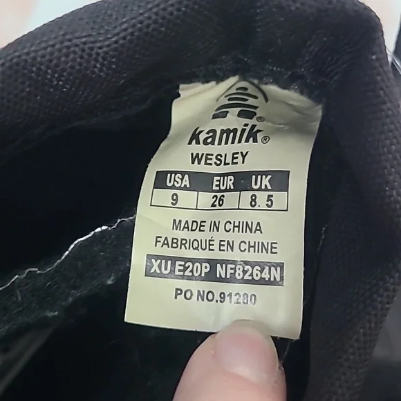 NWOT Kamik Wesley Black Snow Boots Toddler Sz 9 - Picture 9 of 9